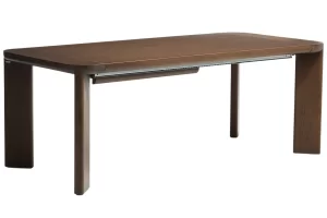 Kave Home Hnědý rozkládací jídelní stůl Jondal 200/280 x 100 cm