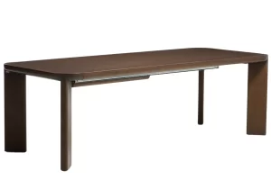 Kave Home Hnědý rozkládací jídelní stůl Jondal 240/320 x 100 cm