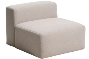 Kave Home Béžové křeslo Blok 90 cm