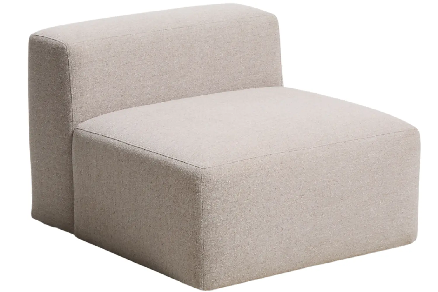 Kave Home Béžové křeslo Blok 90 cm