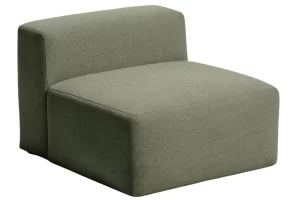 Kave Home Zelené křeslo Blok 90 cm