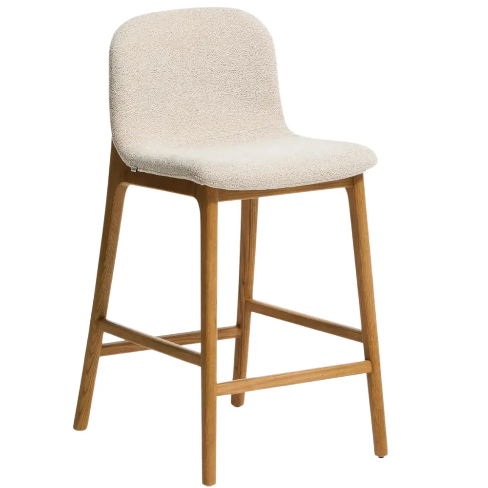 Kave Home Béžová barová židle Elnor 65 cm
