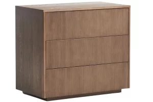 Kave Home Hnědá komoda Helvine 90 x 50 cm