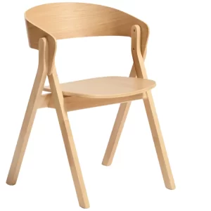 Kave Home Dřevěná jídelní židle Godia
