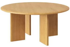 Micadoni Dubový konferenční stolek Charlotte 90 cm