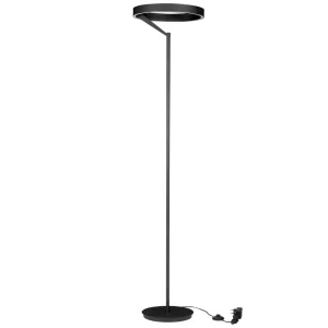 Nova Luce Černá kovová stojací LED lampa Adaliz 180 cm