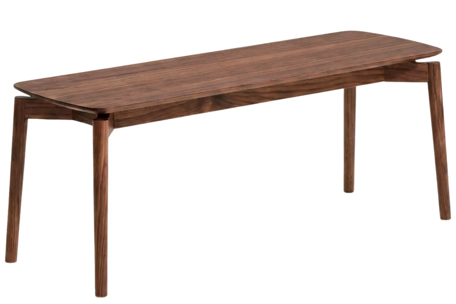 Kave Home Hnědá dřevěná lavice Evera 120 cm