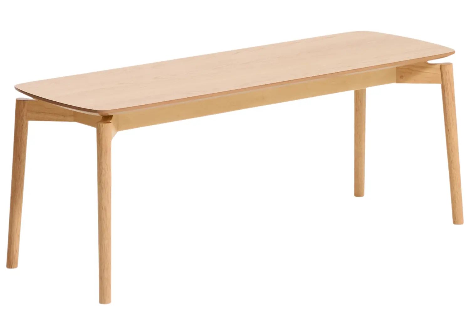 Kave Home Dřevěná lavice Evera 120 cm