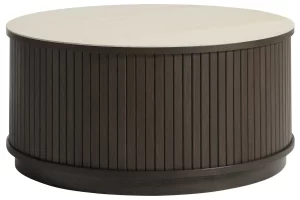 Unique Furniture Béžový keramický konferenční stolek Enna 85 cm