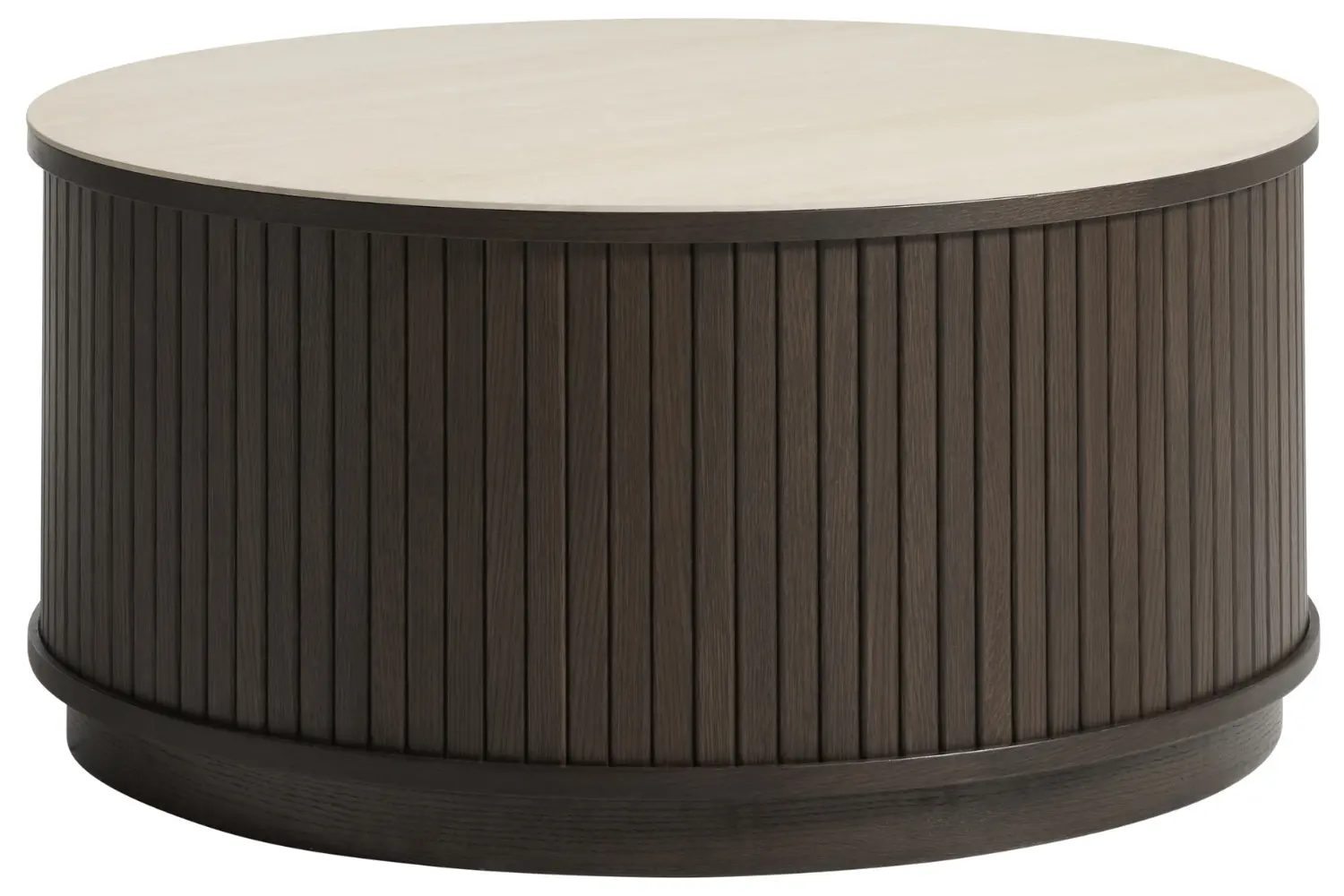 Unique Furniture Béžový keramický konferenční stolek Enna 85 cm