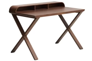 Kave Home Hnědý dřevěný pracovní stůl Dilare 120 x 85 cm
