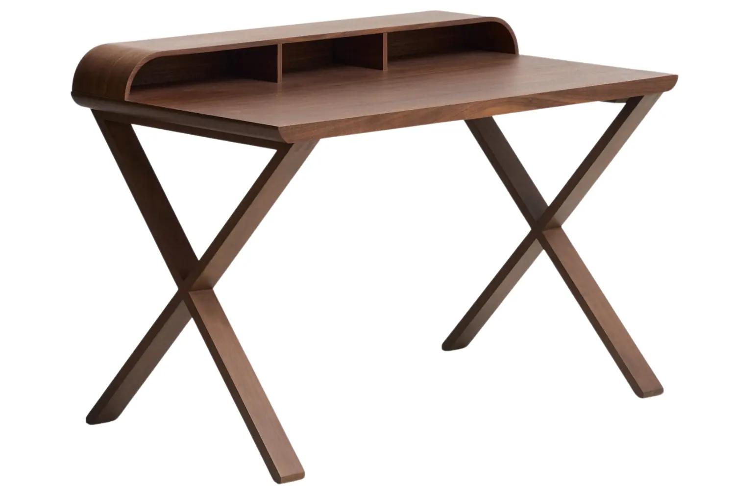 Kave Home Hnědý dřevěný pracovní stůl Dilare 120 x 85 cm