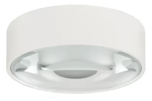 Nova Luce Bílé kovové venkovní stropní LED světlo Grix 11 cm