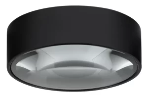 Nova Luce Černé kovové venkovní stropní LED světlo Grix 11 cm