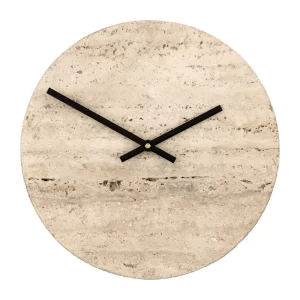 House Doctor Travertinové nástěnné hodiny Loko ⌀25 cm