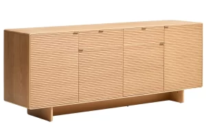 Kave Home Dubová komoda Norlen 195 x 45 cm