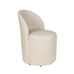 Zuiver Béžové sametové lounge křeslo PLUSH