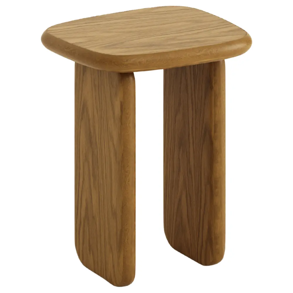Micadoni Dubový odkládací stolek Lana 37 x 32 cm