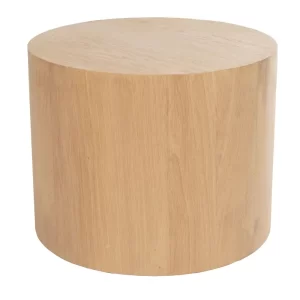 Zuiver Dubový odkládací stolek SILO ⌀45 cm