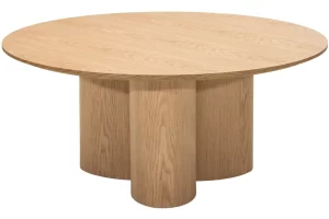 NovaNook Dubový konferenční stolek Naora ⌀100 cm