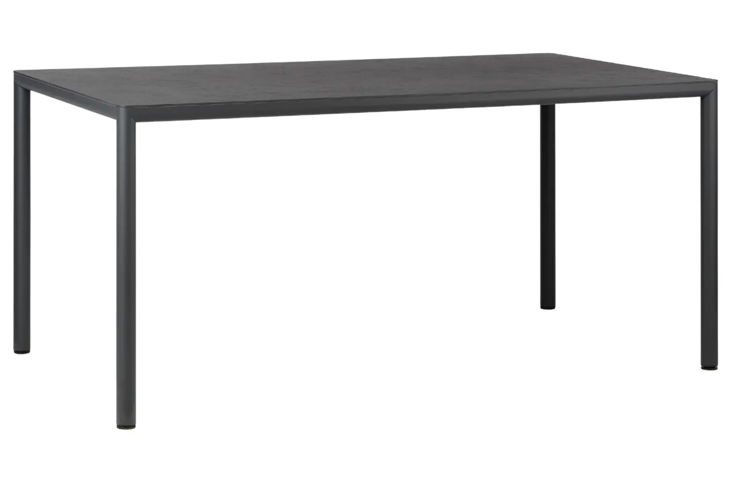 Nardi Tmavě šedý zahradní stůl Piave 160 x 90 cm