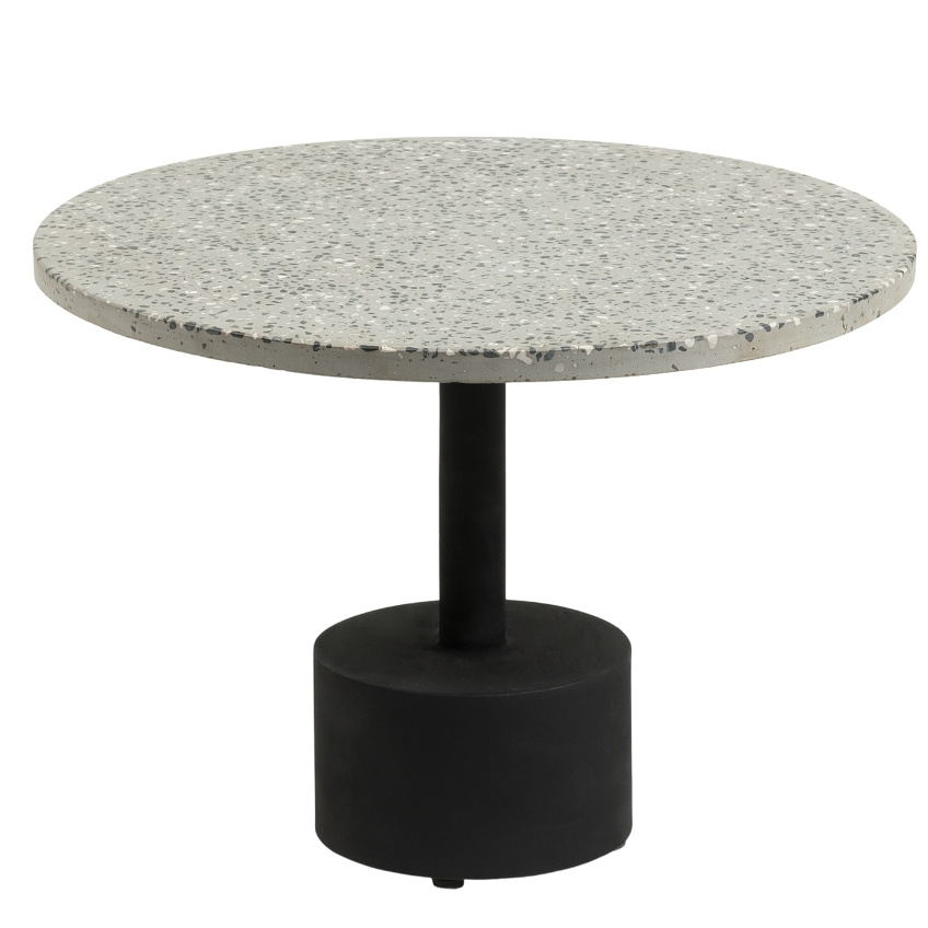Kave Home Šedý terrazzo odkládací stolek Delano 55 cm