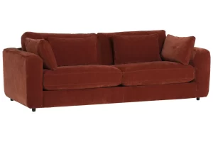 WOOOD Hnědá trojmístná pohovka Chunky 240 cm