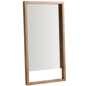 Kave Home Dřevěné stojací zrcadlo Vatro 181 x 96 cm