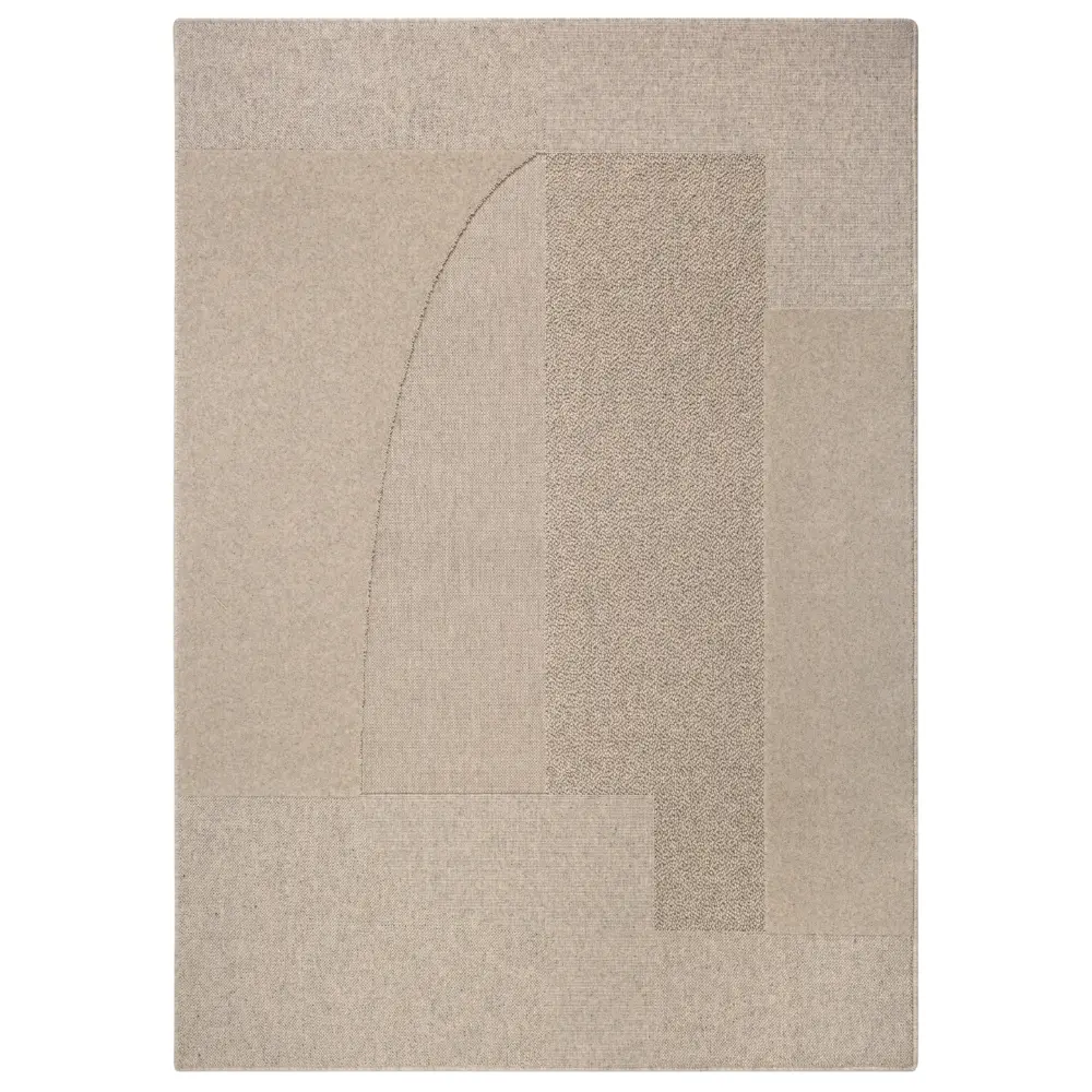 Micadoni Světle šedý vlněný koberec Constructo 200 x 300 cm